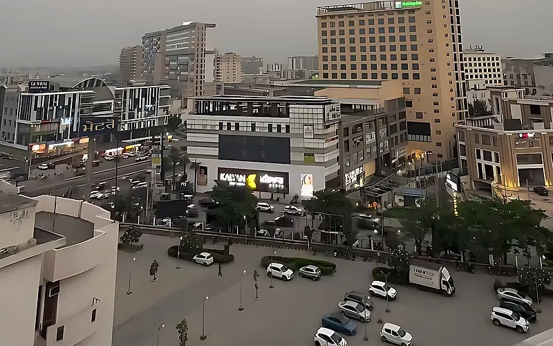 Zirakpur city skyline
